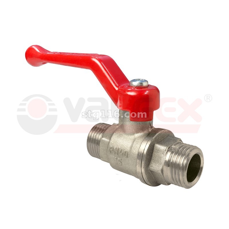 Кран лат.шар 3/4" (20) Н/Н (рычаг) никел. Valfex