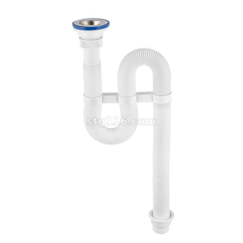 Сифон гофра белый 70мм 1 1/4"-40*50 30980312