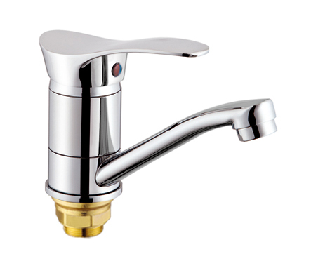 S4204 смеситель для кухни с коротким изливом 40(гайка)