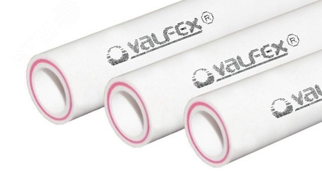 Труба пп (75) PN25 (КРАСНАЯ УПАКОВКА) Valfex (16м)