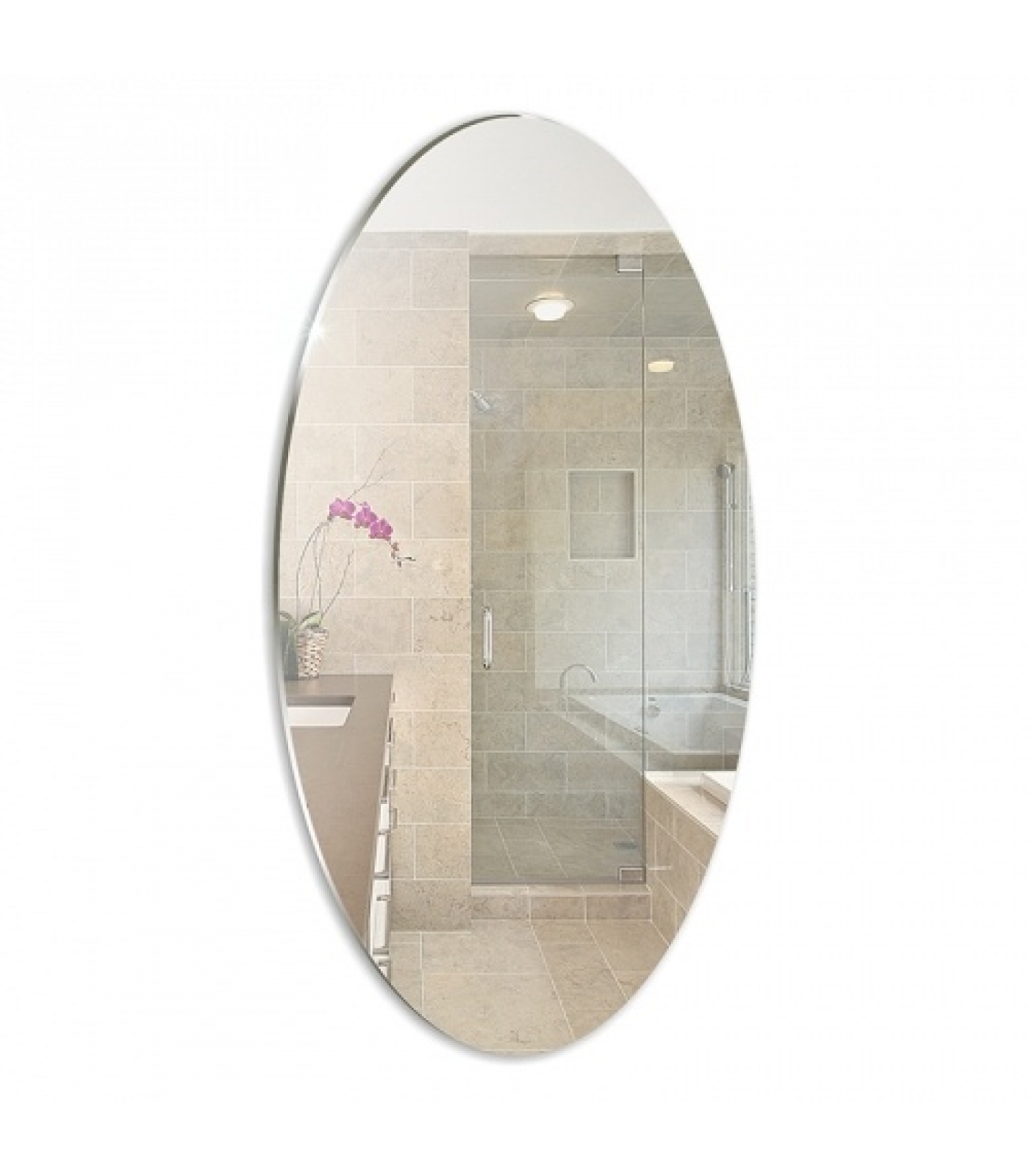 Зеркало MIXLINE овал 350*630